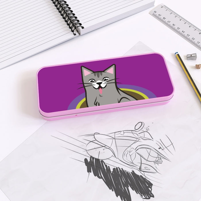 Pencil Tins - Cartoon Kitten - printonitshop