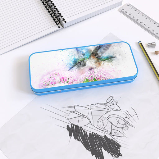 Pencil Tins - Watercolour Hummingbird - printonitshop