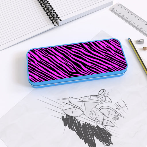 Pencil Tins - Pink Zebra - printonitshop