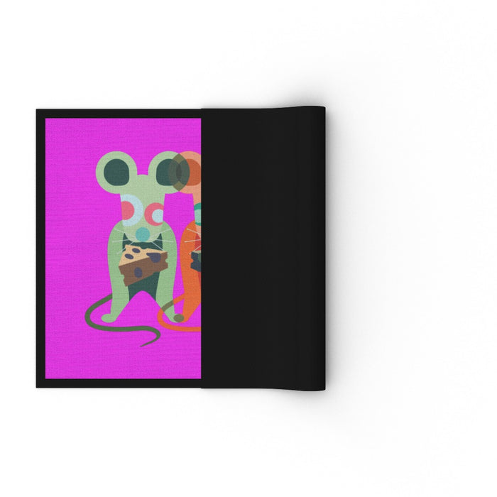 Floor Mats - Mice on Pink - printonitshop