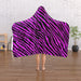 Hooded Blanket - Pink Zebra - printonitshop