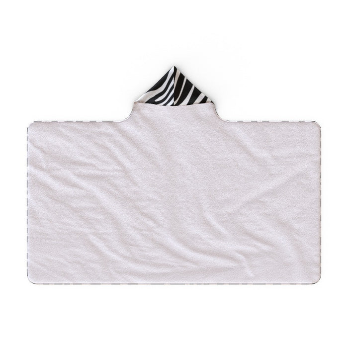 Hooded Blanket - Zebra - printonitshop