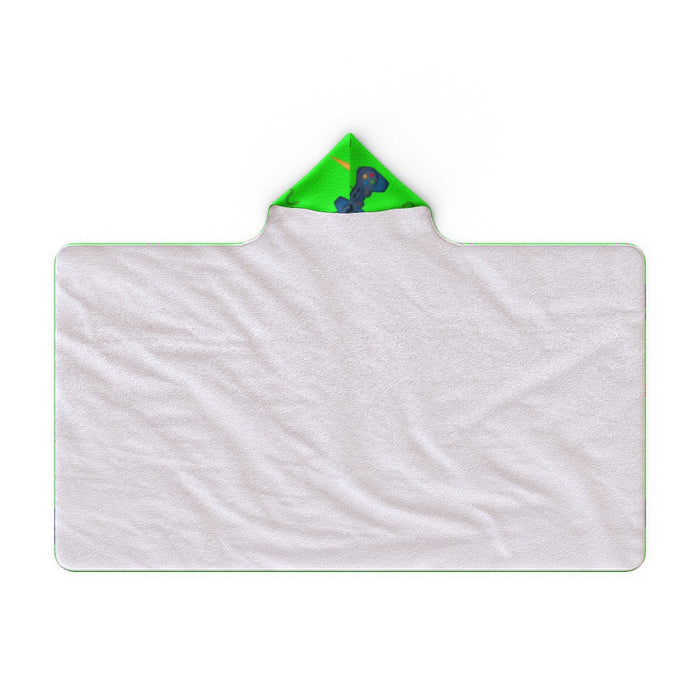 Hooded Blanket - Gaming Green - printonitshop
