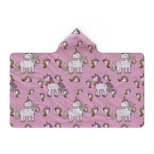 Hooded Blanket - Unicorns - printonitshop