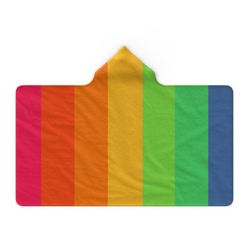 Hooded Blanket - Rainbow - printonitshop
