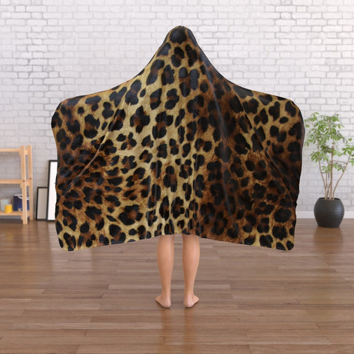 Hooded Blanket - Leopard - printonitshop