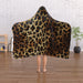Hooded Blanket - Leopard - printonitshop