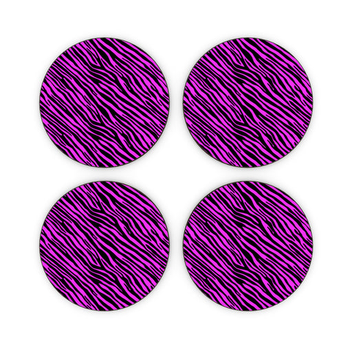 Coasters - Pink Zebra - printonitshop