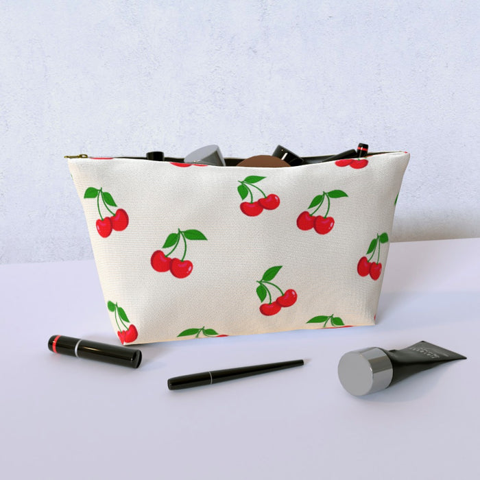 Cosmetic Bag - White Cherries - printonitshop