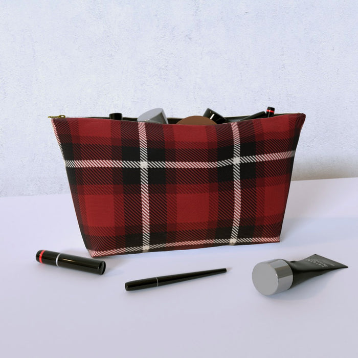 Cosmetic Bag - Textured Fabric Red - printonitshop