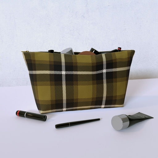 Cosmetic Bag - Textured Fabric Yellow - printonitshop