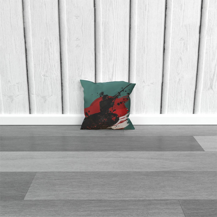 Cushion - Samurai Green - printonitshop