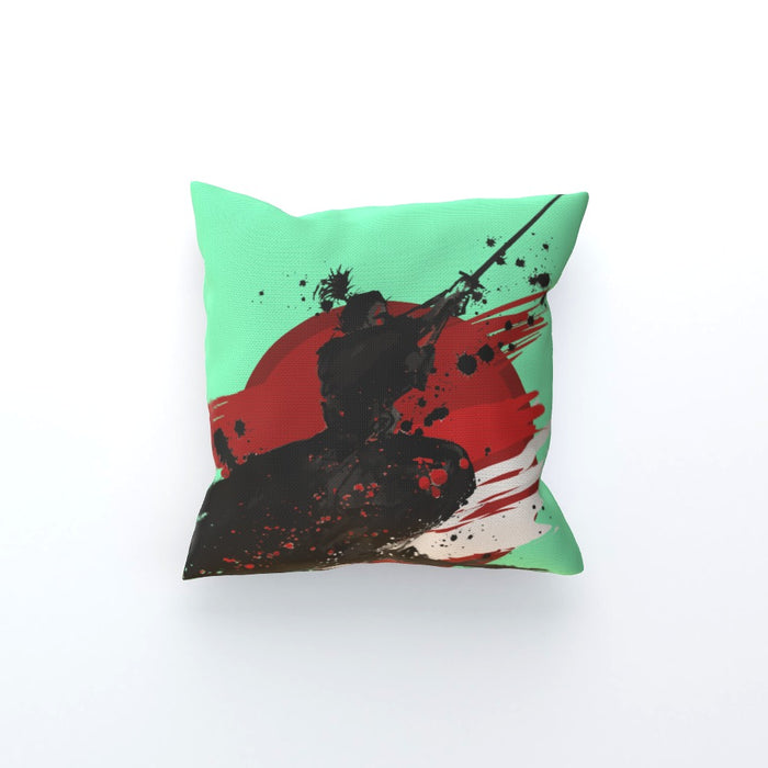 Cushion - Samurai Zest Green - printonitshop