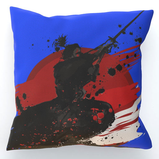 Cushion - Samurai Blue - printonitshop
