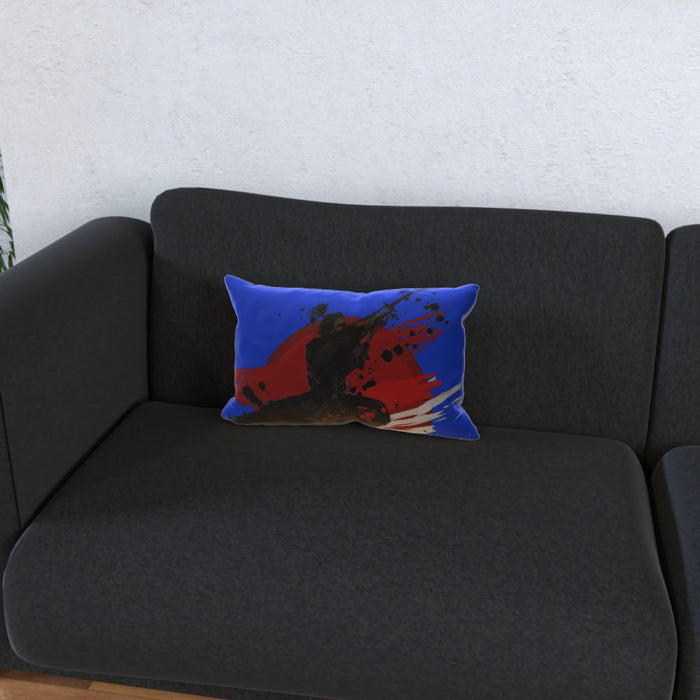 Cushion - Samurai Blue - printonitshop