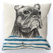 Cushion - To Cool For School Bulldog - printonitshop