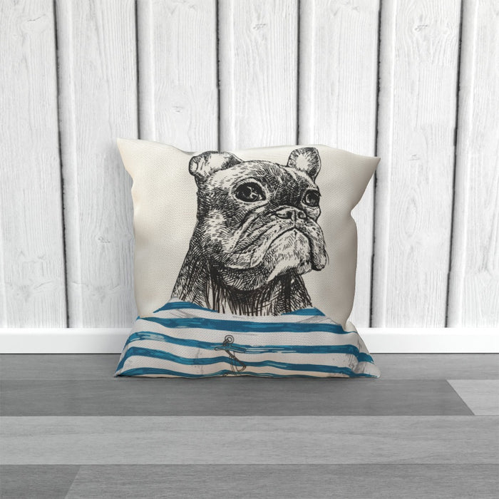Cushion - To Cool For School Bulldog - printonitshop