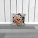 Cushion - Skull With Flowers - printonitshop