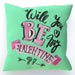 Cushion - Will You Be My Valentine - Green Zest - printonitshop