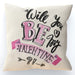Cushion - Will You Be My Valentine - Cream - printonitshop