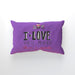Cushion - I Love You More Thank Cupcakes - Purple - printonitshop