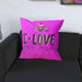 Cushion - I Love You More Thank Cupcakes - Pink - printonitshop
