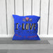 Cushion - I Love You More Thank Cupcakes - Blue - printonitshop