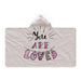 Hooded Blanket - You Are Loved - Cream - printonitshop