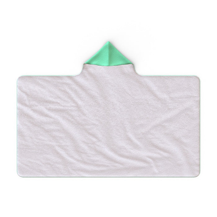 Hooded Blanket - Will You Be My Valentine - Green Zest - printonitshop