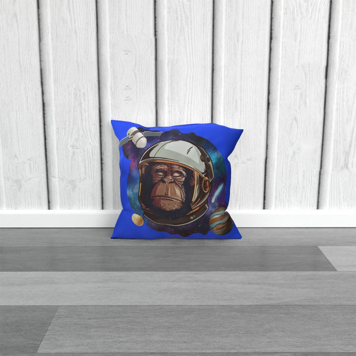 Cushion - Space Chimp Blue - printonitshop