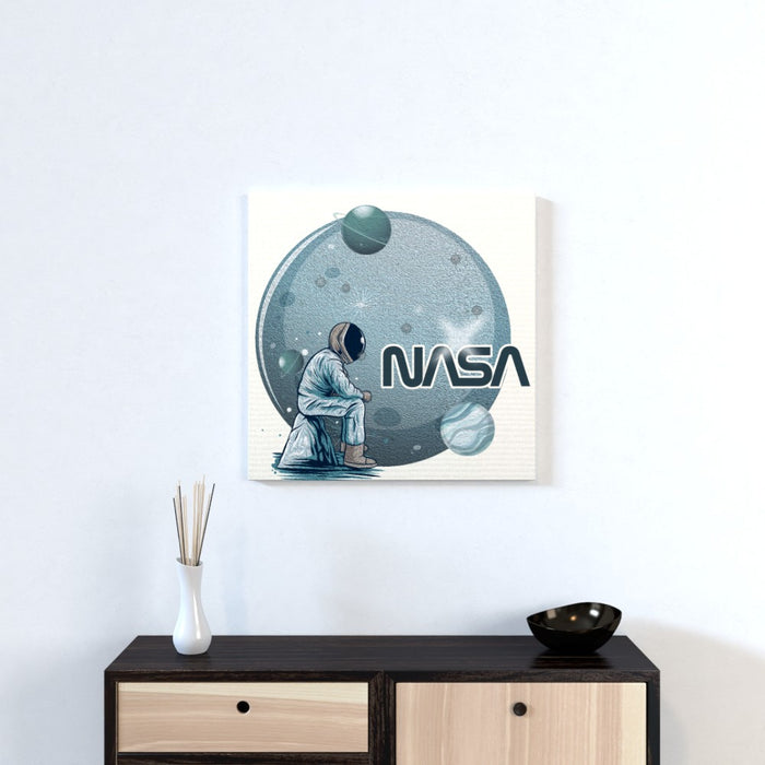Wall Canvas - Lonely Astronaut - printonitshop