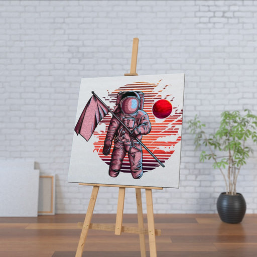 Wall Canvas - Red Planet Spaceman - printonitshop