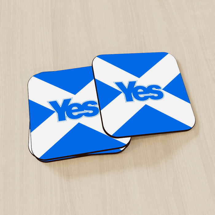 Coasters - Scotland Yes - printonitshop
