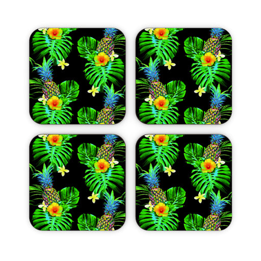 Coasters - Tropical Black - printonitshop