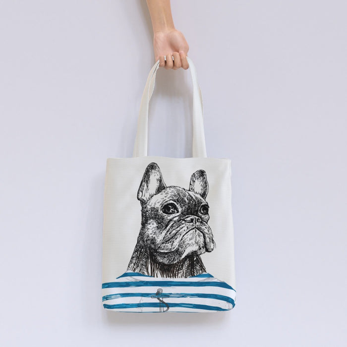 Tote Bag - To Cool For School French Bulldog - printonitshop
