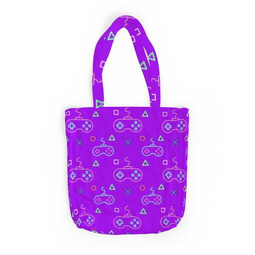 Tote Bag - Gaming Neon Purple - printonitshop