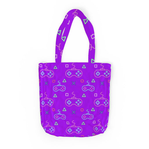 Tote Bag - Gaming Neon Purple - printonitshop