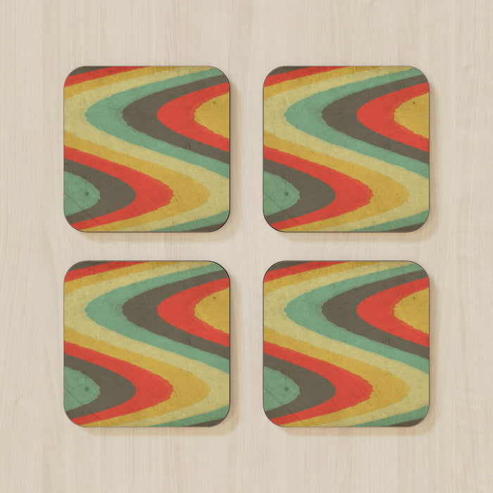 Coasters - Textured Retro - printonitshop