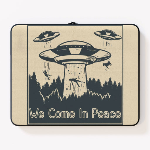 Laptop Skin - We Come in Peace - printonitshop