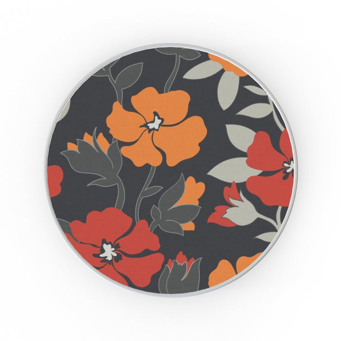 Metal Tins - Orange Flowers - printonitshop