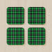 Coasters - Textured Fabric Green - printonitshop