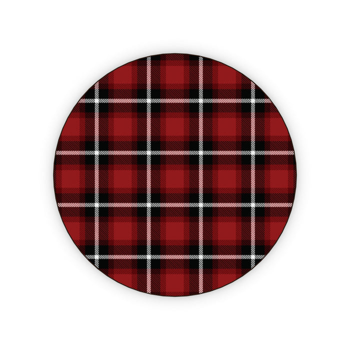 Coasters - Textured Fabric Red - printonitshop