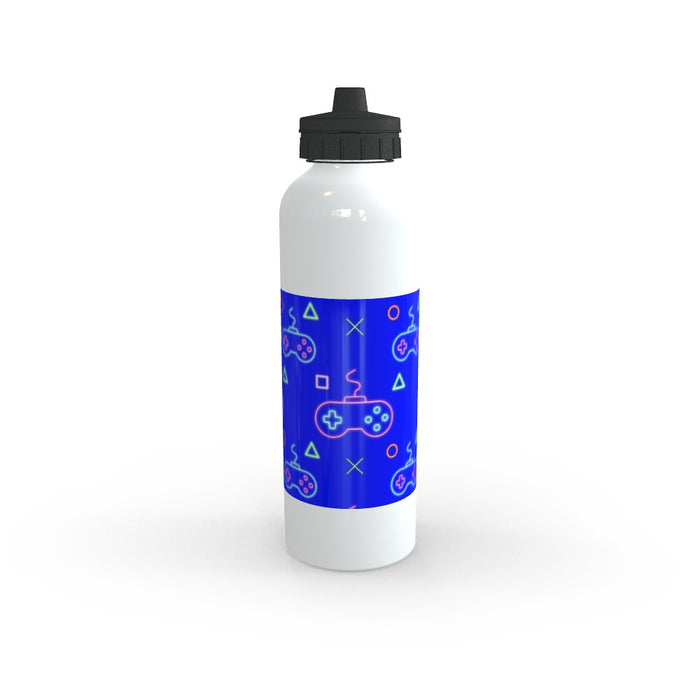 Sports Bottles - Gaming Neon Blue - printonitshop