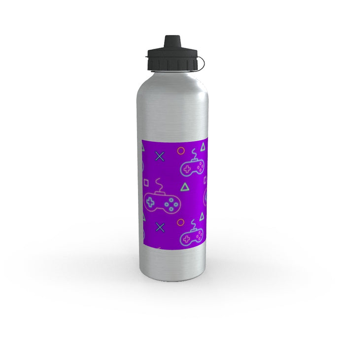 Sports Bottles - Gaming Neon Purple - printonitshop