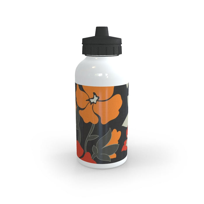 Sport Bottles - Orange Flowers - printonitshop