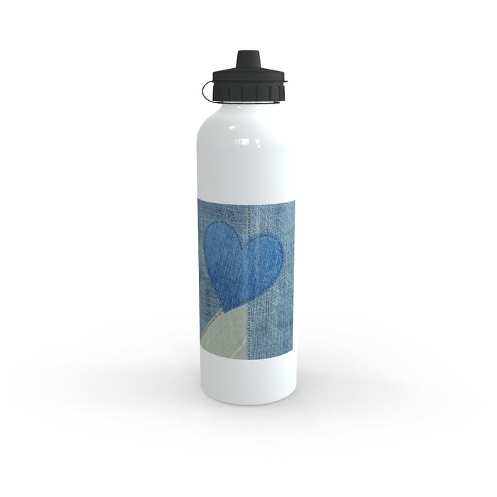 Sports Bottles - Denim Heart - printonitshop