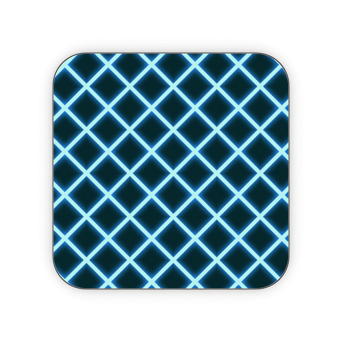 Coaster - Neon Blue - printonitshop