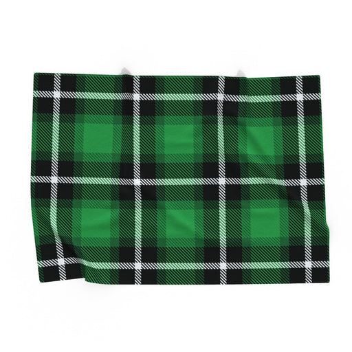 Pet Blankets - Green Crosshatch - printonitshop