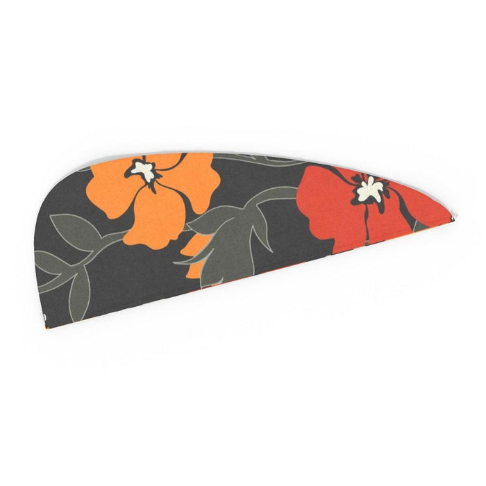 Head Towel - Orange Flowers - printonitshop