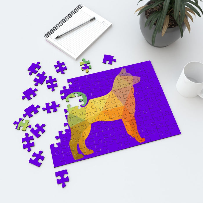 Jigsaw - Geometrical Dog - printonitshop